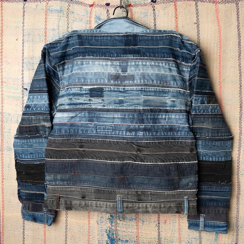 Custom Upcycled levis denim jacket , One of One Rework - Picture 2 of 8